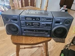 Panasonic RX-DT650 1995 Release Boombox Radio Cd Player Dual Cassette. Fixed Price $129.99.