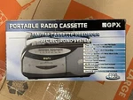 Gpx Am/fm Radio Cassette Player Recorder Boombox C730 New!. Fixed Price $59.99.