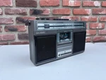 1981 Boombox 3-5253A Stereo Radio General Electric Cassette Works. Fixed Price $45.00.