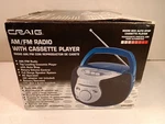 Vintage Craig Portable Am/fm Radio Cassette Player #CPC3407 Blue Nib. Fixed Price $29.99.