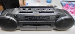 Vintage Sharp WQ-280 Stereo Radio Twin Tape Boombox For Parts Repair. Fixed Price $49.99.