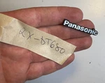 Replacment Part: Panasonic Boombox RX-DT680 Logo Badge. Fixed Price $40.99.
