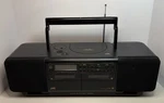 Jvc RC-B1 Cd Portable System Active Hyper-bass Dual Cassette Remote *read*. Fixed Price $45.99.