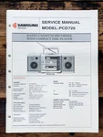 Samsung PCD720 PCD-720 Stereo Service Manual *original*. Fixed Price $19.97.