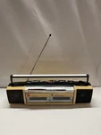 Vintage 1980'S Sanyo MS450 Am/fm Stereo Radio Double Cassette Mini Boombox Parts. Fixed Price $24.99.