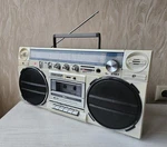Boombox Sharp GF-5757H Japan Vintage Cassette Player Fully Working. Fixed Price $189.99.