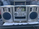 Aiwa Boombox CA-DW535U Double Cassette Cd Player Am/fm Stereo Tested Works Great. Fixed Price $79.99.