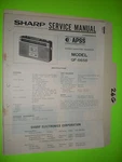 Sharp GF-5656 Service Manual Original Repair Book Stereo Tape Player Boombox. Fixed Price $25.00.