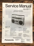 Panasonic RX-5011 Radio / Boombox Service Manual *original*. Fixed Price $24.97.