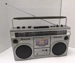 Vintage Hitachi Ghetto Boom Box TRK-7500H Cassette Player Recorder Am/fm. Fixed Price $192.00.