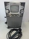 Gpx K2805 Cd+graphics Karaoke Machine With Built-in Monitor (broken Mic Holder). Fixed Price $40.00.