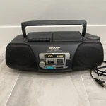 Sharp Portable Cassette Stereo Recorder Boombox QT-CD111 Tested, Works. Fixed Price $64.99.