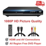 1080P Dvd Player All Region Free Cd Hdmi With +rca Output Usb. Fixed Price $41.26.