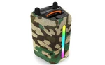 Portable Karaoke Bt Speakers With Mic Hifi Subwoofer Led Light Pa Camo. Fixed Price $113.96.