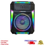Monster Z6 Portable Speaker 650W Bluetooth Party System 15" Sub Mic & Tripod. Fixed Price $235.80.
