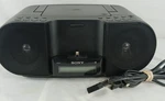 Sony ZS-S3IPN Cd Player Am/fm Personal Audio System Iphone Ipod Dock Tested. Fixed Price $32.99.