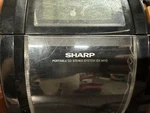 Sharp GX-M10H Orange Portable Boombox Ghetto Blaster Ipod Dock Am/fm Radio Cd. Fixed Price $164.99.