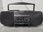 Sony CFD-V10 Portable Am/fm Cd Cassette Stereo Boombox Mega Bass Tested. Fixed Price $39.99.