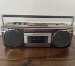 Toshiba RT-SF2 Am/fm/tv Boombox Is Radio Works Cassette Does Not. Fixed Price $27.99.