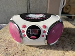 Hello Kitty Cd Boombox KT2026MBY Pink Stereo Am/fm Radio Kawaii Sanrio Tested. Fixed Price $85.00.