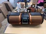 Sharp Boombox Cd Player Ipod Dock Am/fm Radio Orange GX-M10. Fixed Price $109.99.