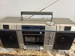 Cassette Player, Sanyo M9838, Boombox, Tested - Works, Retro Audio, Vintage. Fixed Price $199.00.