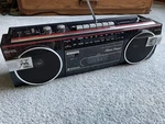 1980S Vintage Hitachi TRK-6400H Boombox Am-fm Stereo Cassette Tape Recorder. Fixed Price $41.00.
