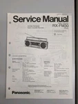 Panasonic RX-FM30 Fm-am Stereo Radio Cassette Recorder Service Manual D-5414. Fixed Price $54.95.