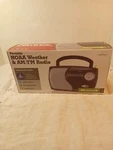 Weatherx Portable Noaa & Am / Fm Radio Model No. WR282B. Fixed Price $12.99.