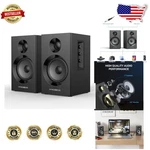 Elite BT16 Hifi Stereo Speakers 60W Bluetooth 5.3 Usb Dac Adjustable Treble Bass. Fixed Price $144.99.