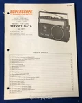 Original Marantz Superscope CR-1200 / Portable Radio Service Manual. Fixed Price $12.95.