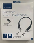 Insignia Wireless Bluetooth In-ear Behind-the-neck Headphones W/ Mic Black. Fixed Price $31.99.
