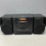 Jvc PC-XC50 Boombox Radio 6 Cd Dual Cassette Record Am/fm Active Hyper-bass. Fixed Price $107.96.