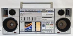 Vintage Jvc PC-R55JW Boombox Ghettoblaster Receiver Cassette Deck Rare. Fixed Price $736.00.