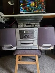Sony CFD-Z500 Vintage Am/fm Radio Cd & Cassette Boombox ( Read Description). Fixed Price $38.00.