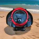 Jensen CD-490 Portable Stereo Player/am/fm Radio Red/black Tested Box. Fixed Price $34.82.