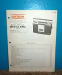 Marantz Superscope CRS-1800 Portable Cassette Recorder Radio Service Manual Oem. Fixed Price $10.95.