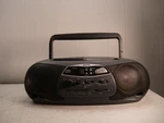 Sanyo Portable Radio Cassette Player Recorder Boombox Cd Doesn't Work. Fixed Price $40.00.