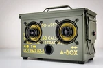 Ammo Can Bluetooth Speaker Thodio .50 Cal A-box Boombox Portable. Fixed Price $574.00.