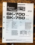 Pioneer SK-700 SK-750 Radio Service Manual *original*. Fixed Price $14.97.