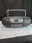 Jvc RC-QS10 Radio Cd Cassette Deck Player Boombox, Portable, Clean & Works Perfe. Fixed Price $55.00.
