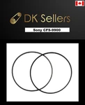 New Replacement Cassette Belts For Sony CFS-9900 Boombox. Fixed Price $10.88.
