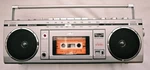 Sanyo M7700F Vintage Portable Cassette Radio Boombox. Fixed Price $150.00.