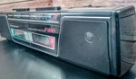 Vtg Panasonic RX-FW18 Dual Cassette Inop, Boombox Am/fm Radio Works!.... Fixed Price $28.95.