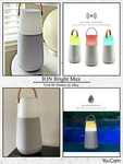 Ion Audio Bright Max Indoor Outdoor 360 Sound Wireless Bluetooth Speaker White. Fixed Price $13.99.