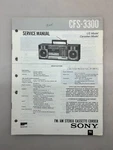 Sony CFS-3300 Original Service Manual Free Shipping. Fixed Price $14.00.