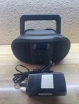 Onn 100008719 Cd Player Boombox Black Walmart Tested Works -w/power Adapter. Fixed Price $23.99.