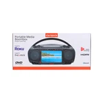Aiwa Wireless Bluetooth Portable Media Boombox, Black (AI7001-BLK-STK-2). Fixed Price $99.99.