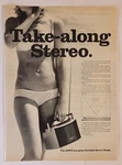 1970S Sony MR-9300WA Portable Stereo Beach Bikini Magazine Advertisement. Fixed Price $14.99.