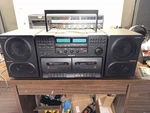 Sony Boombox Cassette Cd .tuner CFD-755. Fixed Price $400.00.